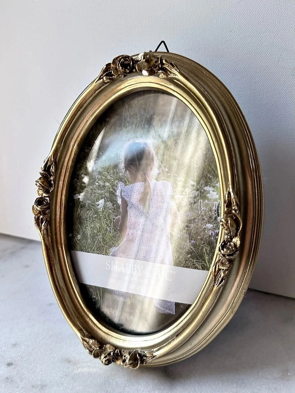 Beautiful Rachel Ashwell Shabby Chic Ornate Oval Picture Frame ✨5x7